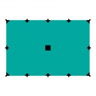 Тент Tramp зеленый  (4x6м)