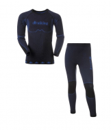 Комплект термобелья (футболка дл.рук. + брюки) VIKING 2021-22 RIKO KIDS SET black