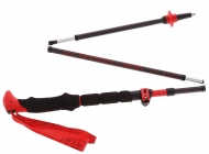 Треккинговые карбоновые палки Viking Poles Spider Skitour black/red